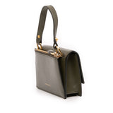 Mini Leather Skull Lock Top Handle Bag Green - Lab Luxury Resale