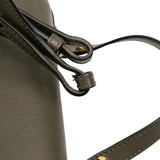 Mini Leather Skull Lock Top Handle Bag Green - Lab Luxury Resale