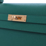 Epsom Kelly II Sellier 25 Green - Lab Luxury Resale