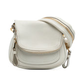 Mini Calfskin Jennifer Crossbody White - Lab Luxury Resale