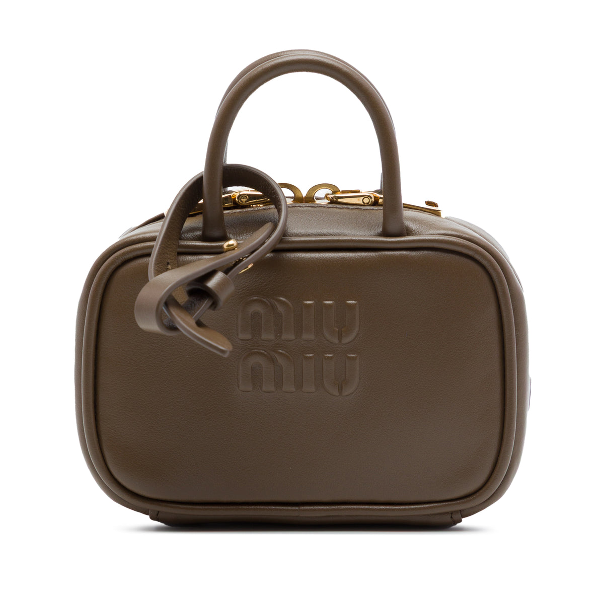 Micro Calfskin Softy Beau Bag Brown - Lab Luxury Resale