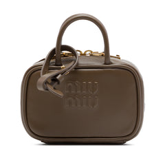 Micro Calfskin Softy Beau Bag Brown - Lab Luxury Resale