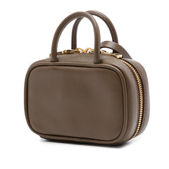 Micro Calfskin Softy Beau Bag Brown - Lab Luxury Resale