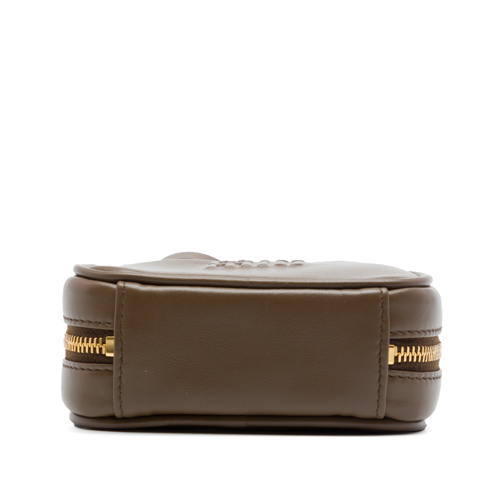 Micro Calfskin Softy Beau Bag Brown - Lab Luxury Resale