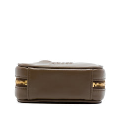 Micro Calfskin Softy Beau Bag Brown - Lab Luxury Resale
