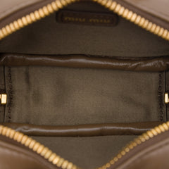 Micro Calfskin Softy Beau Bag Brown - Lab Luxury Resale