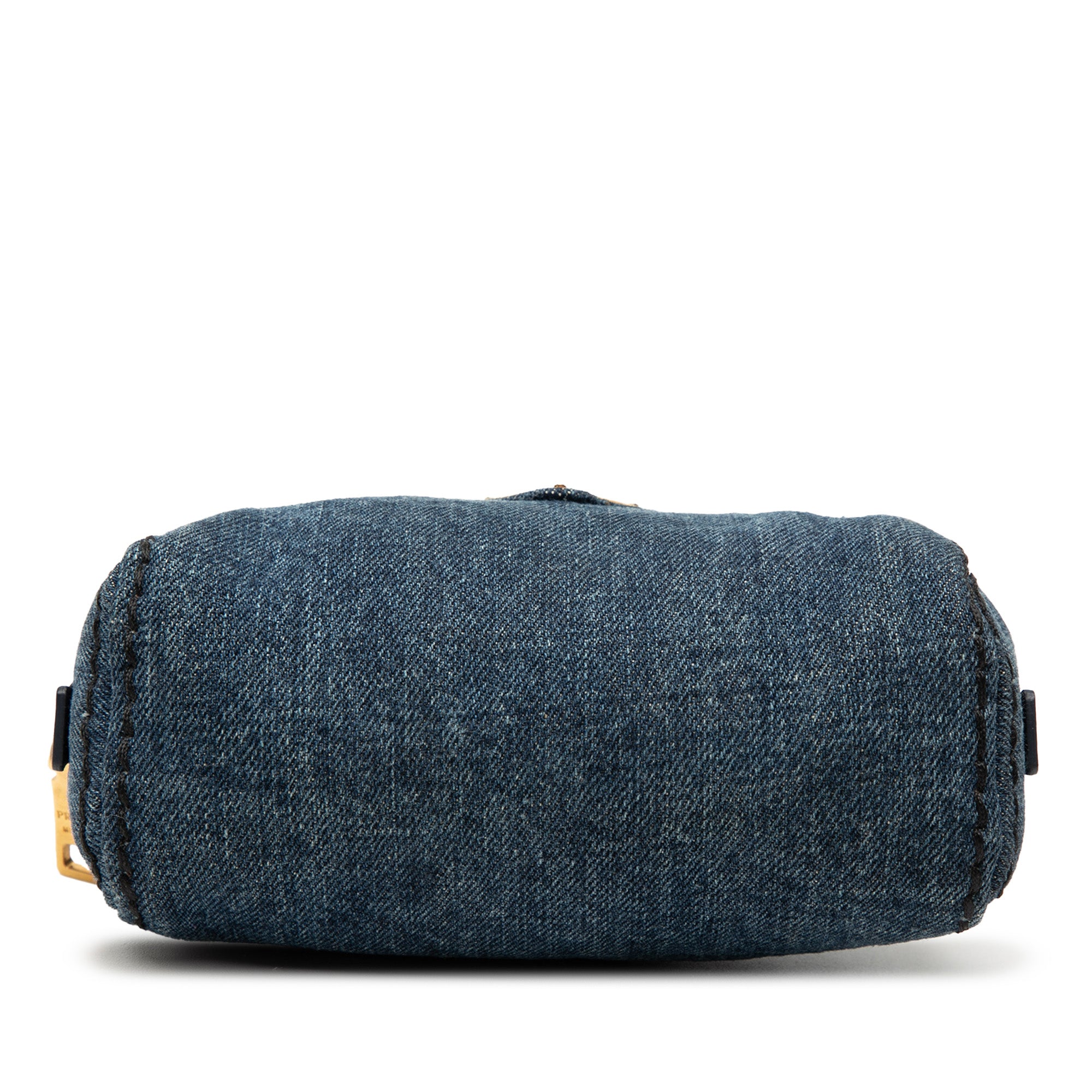 Denim Cosmetic Pouch Blue - Lab Luxury Resale