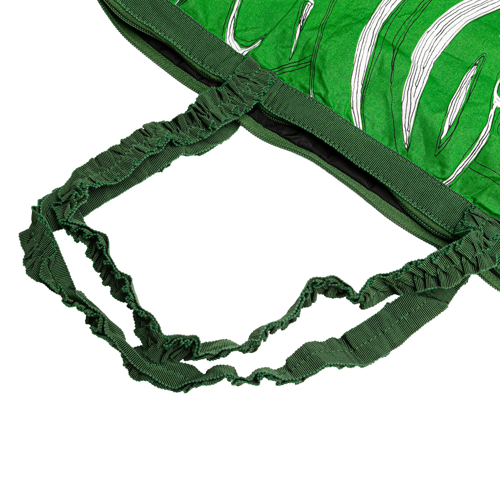 Canvas Printed Ivy Tote Green - Lab Luxury Resale