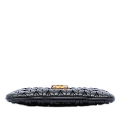 Matelasse Nappa Crystal Clutch on Chain Black - Lab Luxury Resale