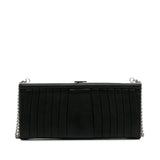 Leather Clutch on Chain Black - Lab Luxury Resale