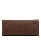 Medium Zipped Edith Satchel Brown - Lab Luxury Resale