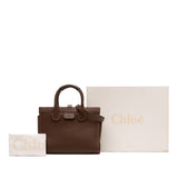 Medium Zipped Edith Satchel Brown - Lab Luxury Resale