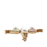 CC Gold Plated Faux Pearl I Heart Coco Brooch Gold - Lab Luxury Resale