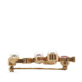 CC Gold Plated Faux Pearl I Heart Coco Brooch Gold - Lab Luxury Resale