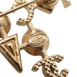 CC Gold Plated Faux Pearl I Heart Coco Brooch Gold - Lab Luxury Resale