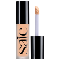 Saie Slip Tint Radiant All-Over Concealer in various shades, natural finish, encased in sleek packaging, new in box.