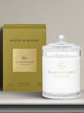 GLASSHOUSE FRAGRANCES Kyoto In Bloom Camellia & Lotus Triple Scented Candle 380g NIB-Home-LAB