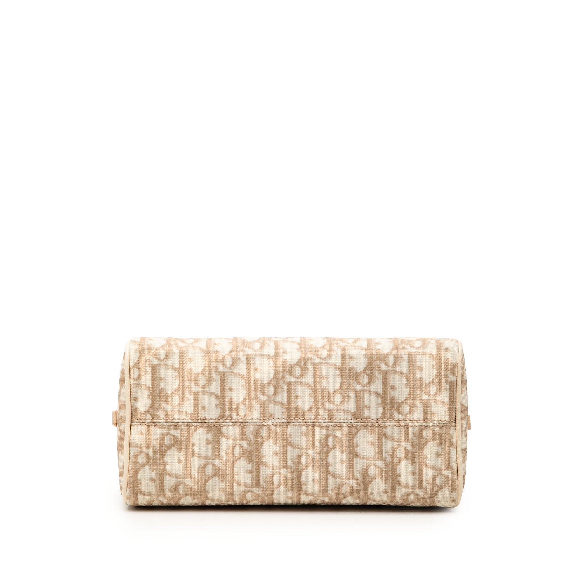 Oblique Canvas Trotter Boston Bag Brown - Lab Luxury Resale