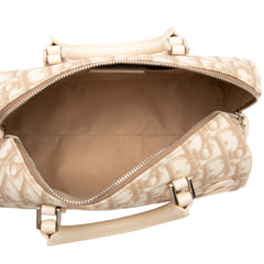 Oblique Canvas Trotter Boston Bag Brown - Lab Luxury Resale