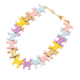 Multicolor Plexiglass Triomphe Baby Bracelet Multi - Lab Luxury Resale