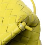 Intrecciato Mini Knot Bucket Bag Yellow - Lab Luxury Resale