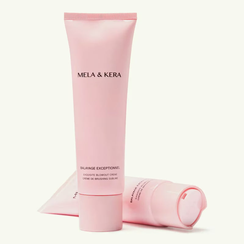Mela & Kera Balayage Exceptionnel Blowout Creme 125ml beauty product bottle on a clean background
