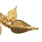 CC Gold Plated Fretwork Fringe Brooch Gold - Lab Luxury Resale