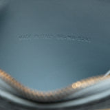 Medium Calfskin Cannage Caro Daily Pouch Blue - Lab Luxury Resale