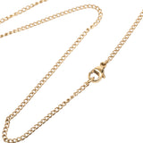 CC Gold Plated Pendant Necklace Gold - Lab Luxury Resale