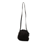 Woven Leather Floral Shoulder Bag Black - Lab Luxury Resale