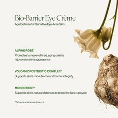 Tata Harper Superkind Bio-Barrier Eye Crème in 15ml jar, showcasing the luxurious beauty product with a sleek design.
