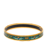 Narrow Enamel Fruits Cloisonne Bangle 65 Gold - Lab Luxury Resale