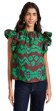 Ulla Johnson Iren Silk Blouse - LAB