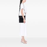 Intrecciato Trimmed Nappa Crossbody Black - Lab Luxury Resale