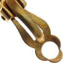 Gold Plated CC Turn Lock Clip on Earrings Gold - Lab Luxury Resale