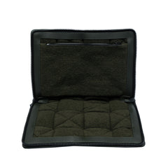Maxi Nappa Intrecciato Padded Laptop Case Green - Lab Luxury Resale