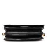 Vitello Phenix Flap Crossbody Black - Lab Luxury Resale