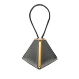 Calfskin Pyramid Handbag Black - Lab Luxury Resale
