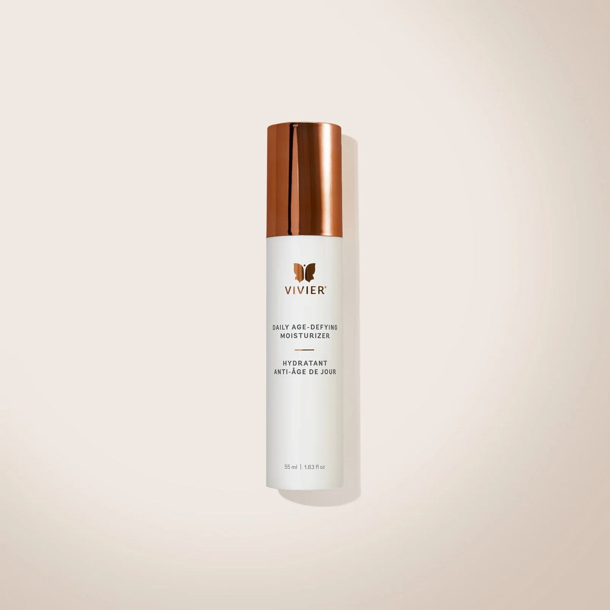 Vivier Daily Age-Defying Moisturizer 55ml unopened jar, hydrating skincare with anti-aging properties.
