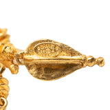 CC Gold Plated Filigree Pin Brooch Gold - Lab Luxury Resale