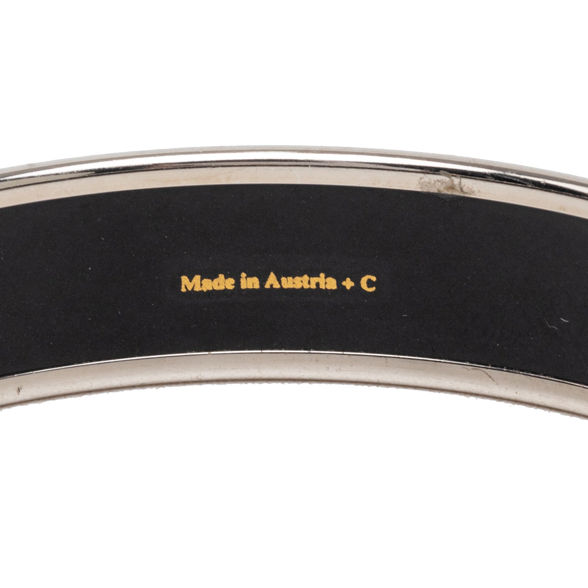 Narrow Enamel Moon and Stars Bangle 70 Green - Lab Luxury Resale