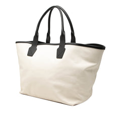 Large Canvas Cities Paris Jumbo Tote Brown - Lab Luxury Resale