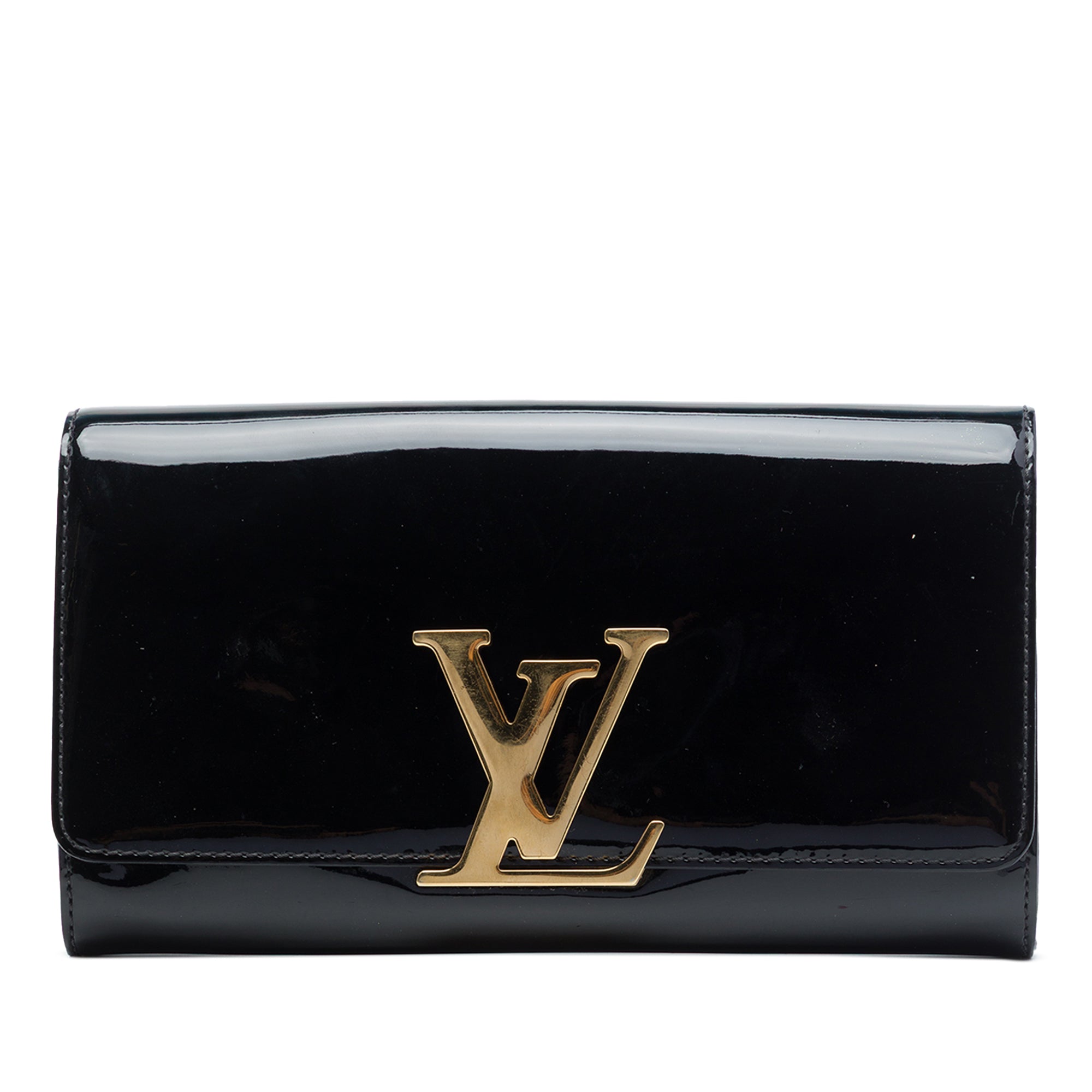 Vernis Louise Clutch Black - Lab Luxury Resale