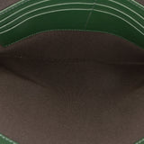 Embossed Leather TB Monogram Clutch Green - Lab Luxury Resale