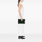 Burberry Embossed Leather TB Monogram Clutch