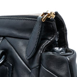 Quilted Nappa Plastic Chain Tote Black - Lab Luxury Resale