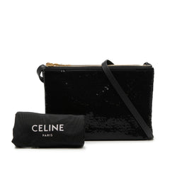Small Sequin Trio Crossbody Black - Lab Luxury Resale