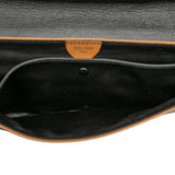 Leather Carriage Clutch Black - Lab Luxury Resale