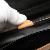 Leather Carriage Clutch Black - Lab Luxury Resale
