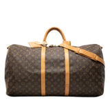 Louis Vuitton Monogram Keepall Bandouliere 60 Brown
